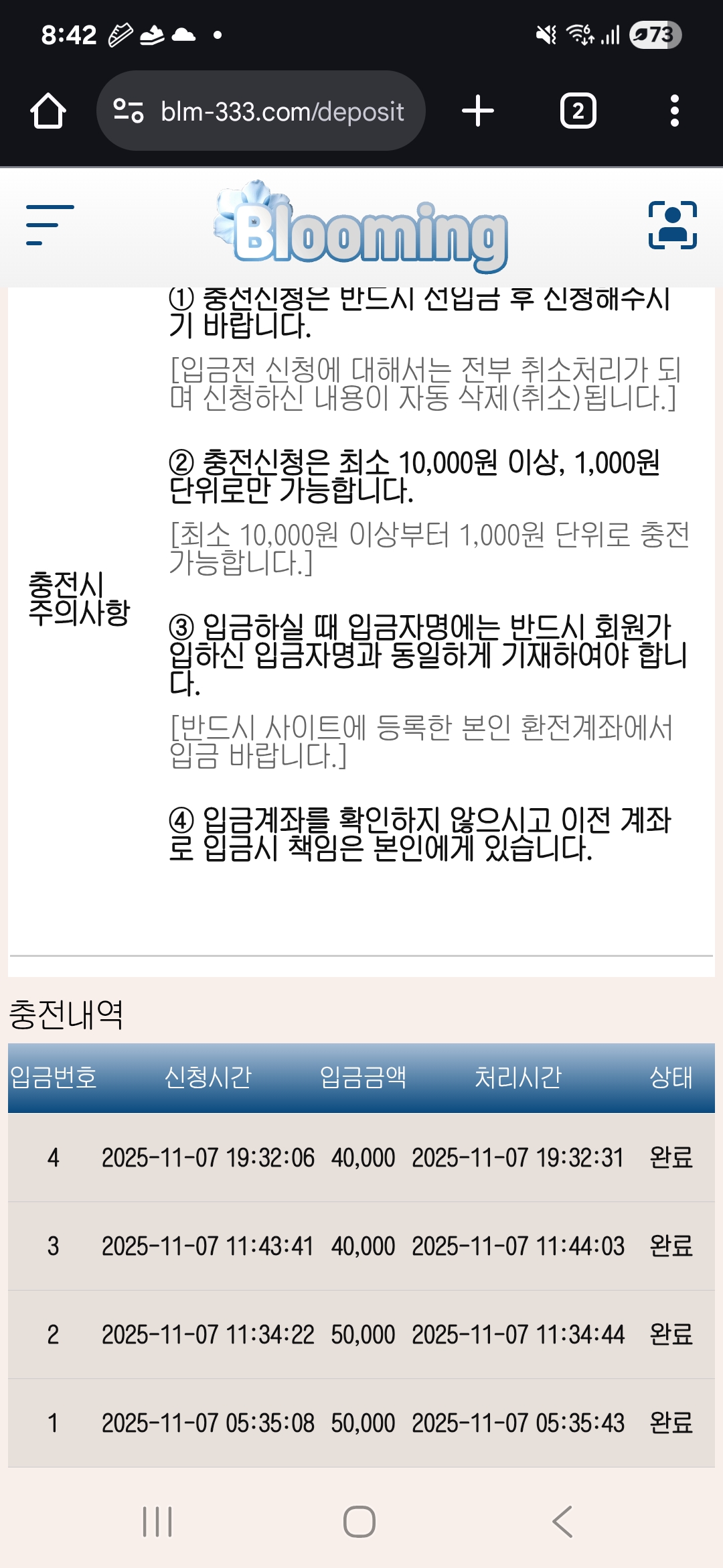 블루밍 안전 메이저