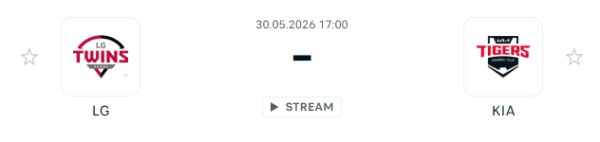 [대한민국 KBO] 2026년05월30일 LG 트윈스 vs KIA 타이거즈 분석 중계